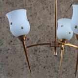 Glass chandelier 1960