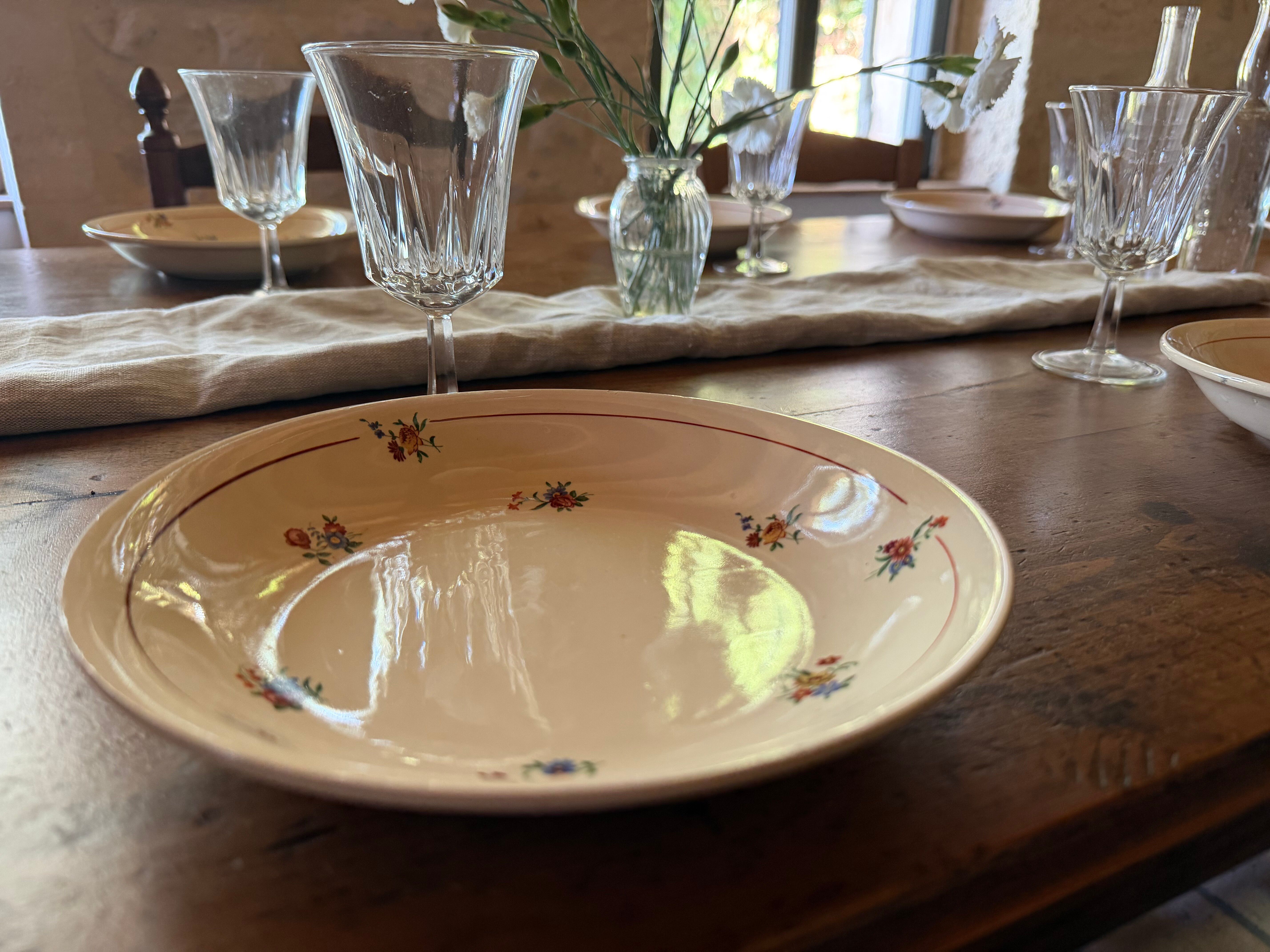 Service assiettes creuses Moulin Des Loups