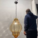 Extra Large Wrought Iron Light Pendant 1970’s
