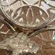 Former Beggar Servant Carrying Condiment Bunch Grape Silver Metal Glass