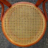 2 Chaise bistrot cannées N°14 de Joseph Hofmann "teinte merisier"