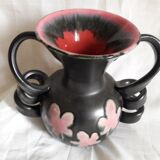 Two-coloured ceramic vase