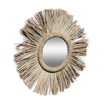 Myrina palm leaf mirror