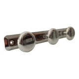 Vintage chrome wall coat rack