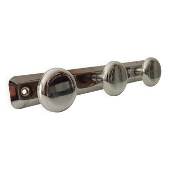 Vintage chrome wall coat rack