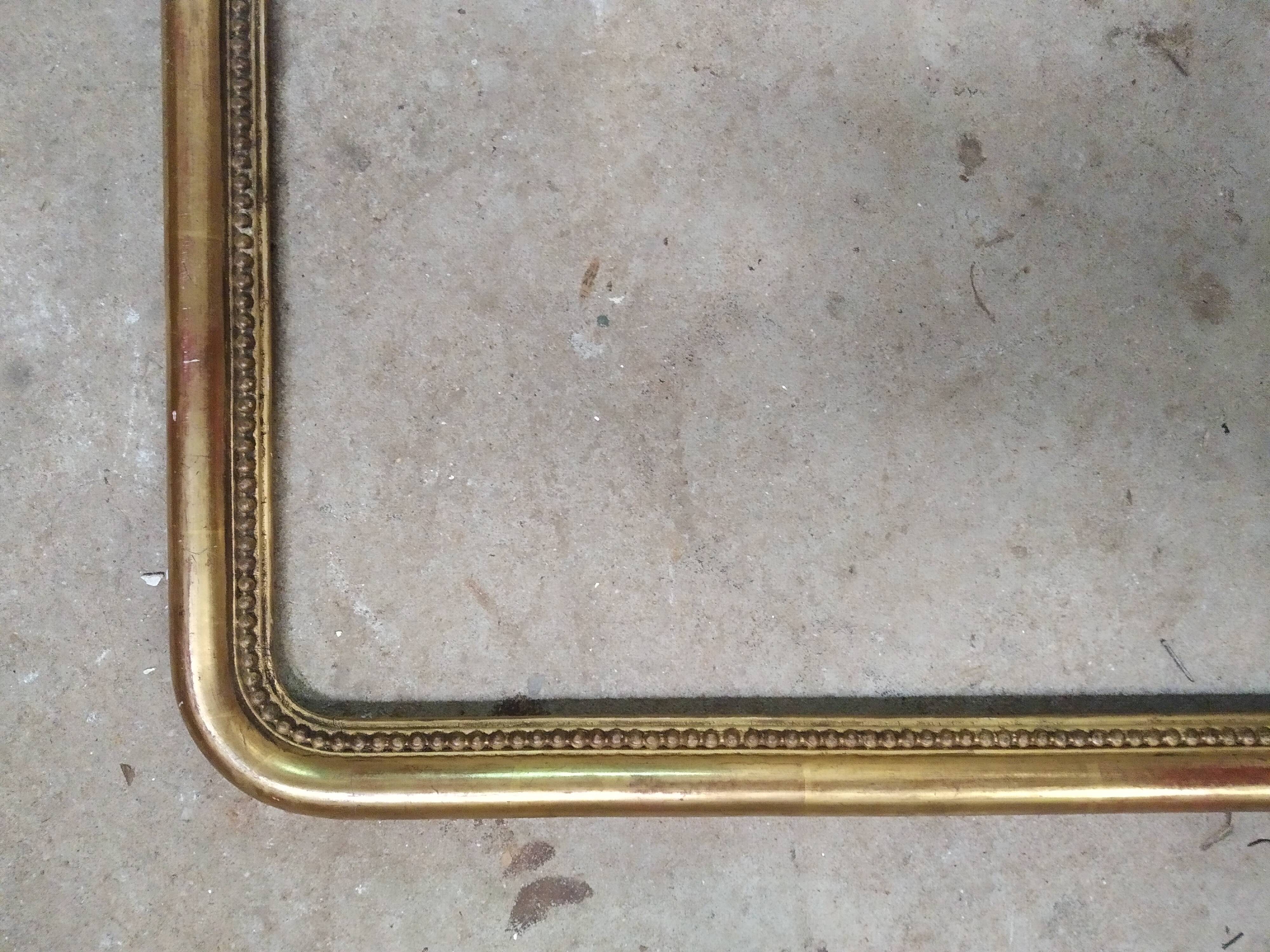 old frame napoleon III foliage 50 cm x 40 cm gilded wood