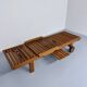 Fischer Möbel design teak deckchairs from the 90s