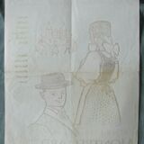 Affiche fêtes folkloriques Montbéliard - Doubs 1961