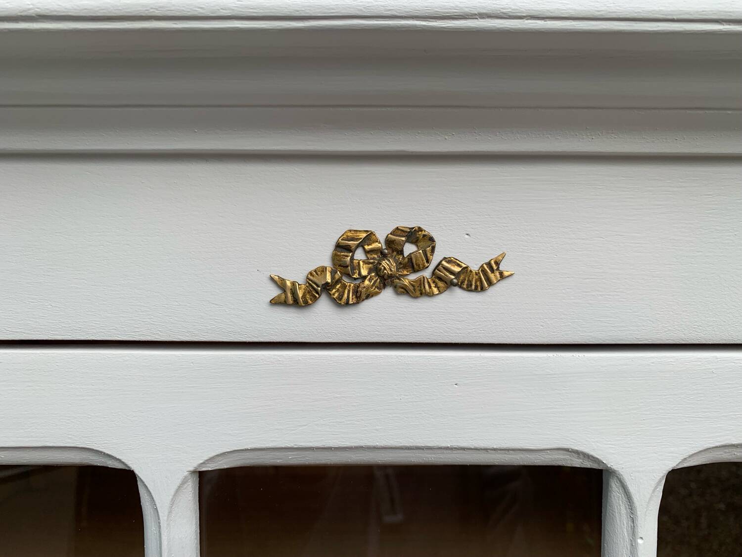 Antique Parisian glass cabinet H150