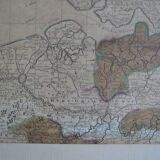 Map of the County of Flanders Belgium by Peter Schenck (1660 1718)
