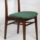 Vintage green Dining Chairs from Rajmund Halas, 1970s, Set of 2