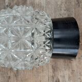 chiseled glass sconce 1970