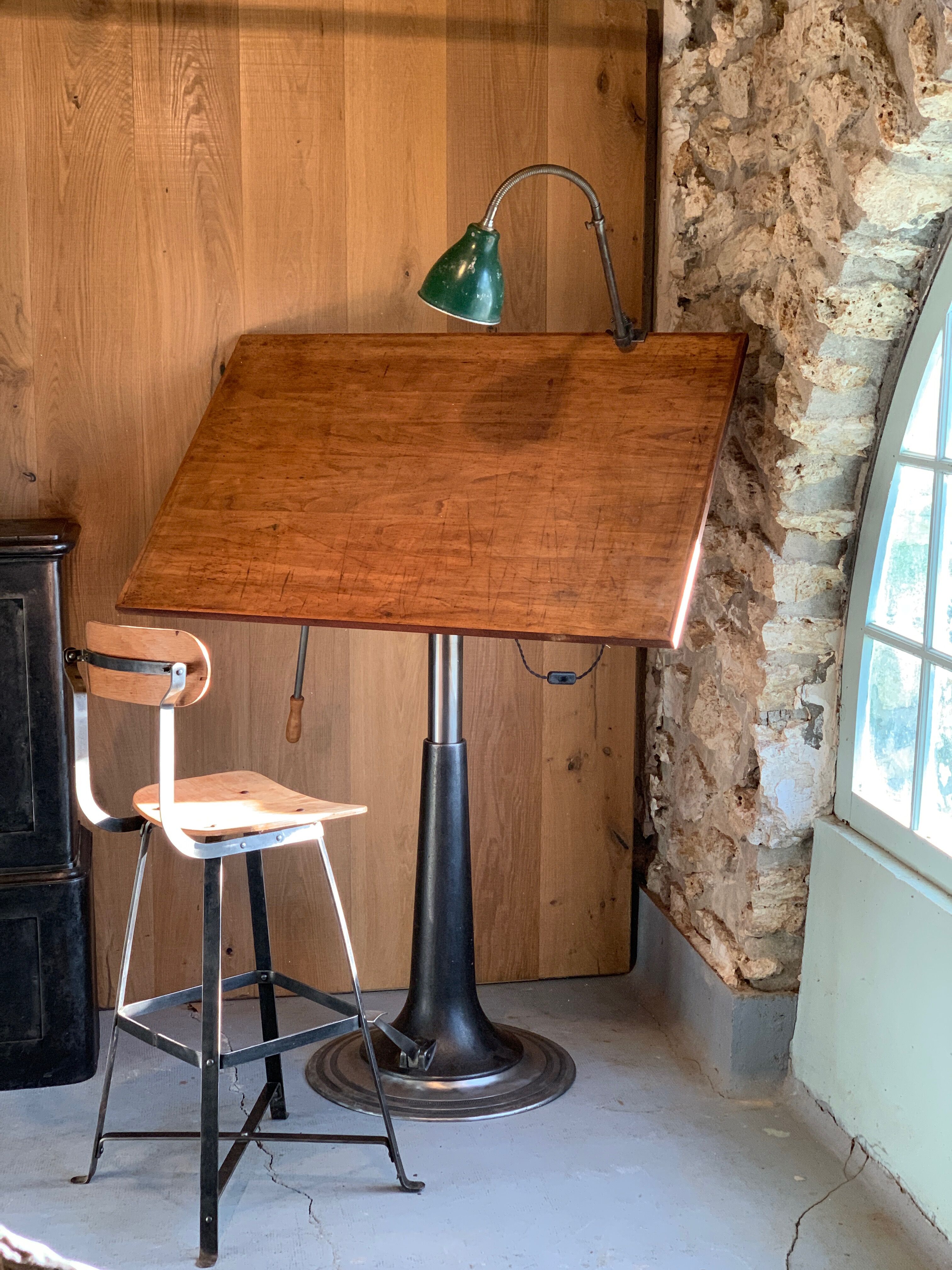 Nike 1950 desk drawing table on jack