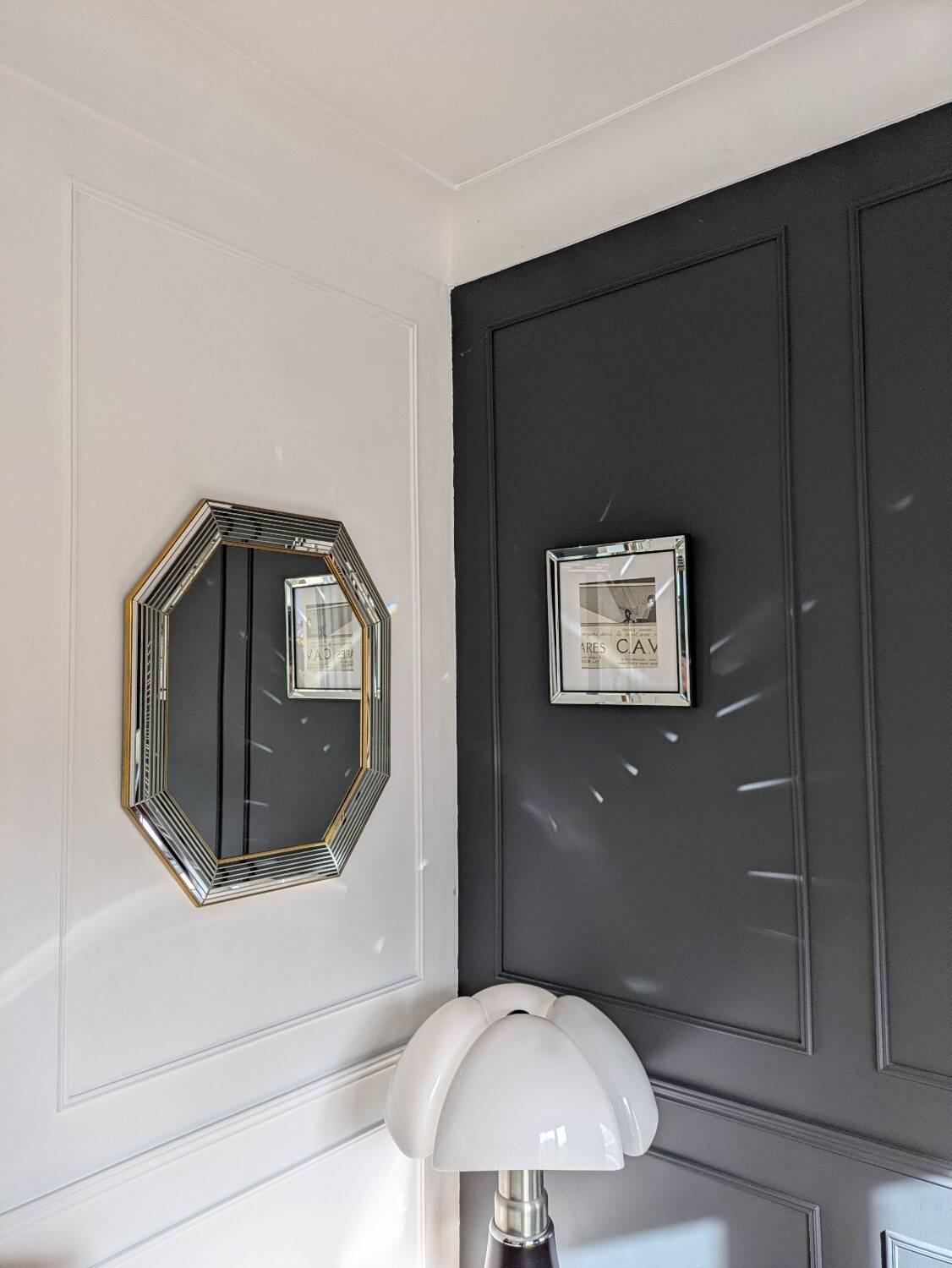 Vintage mirror by Jean Deknudt