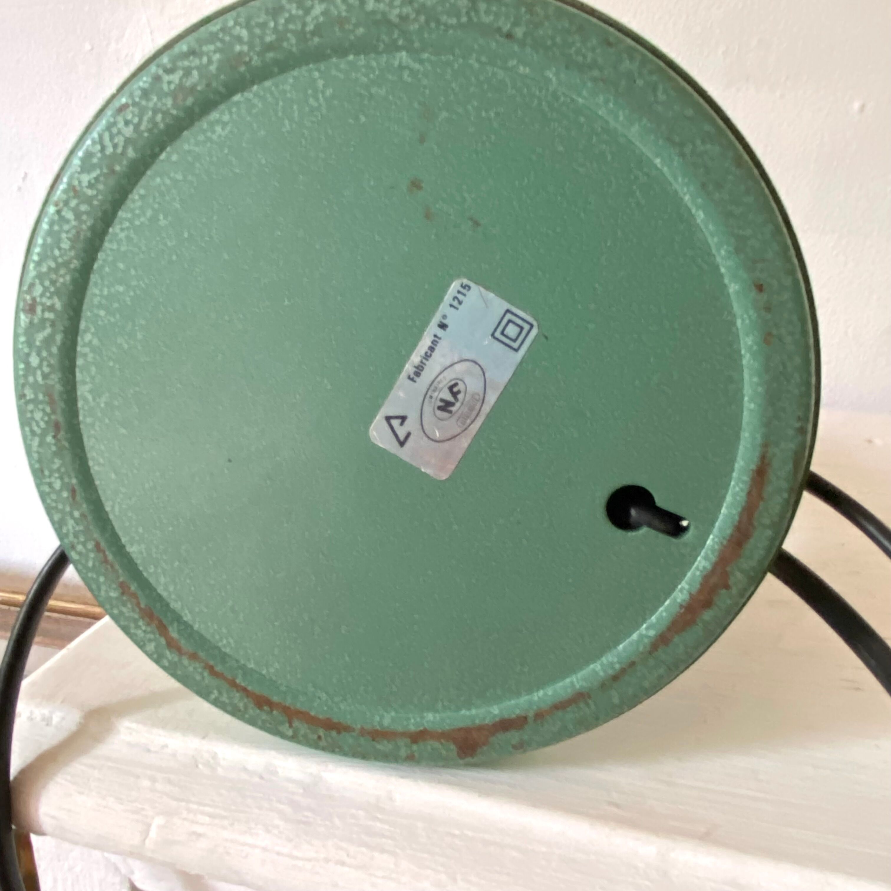 Vintage metal desk lamp