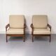 Fauteuils de Tove & Edvard Kindt Larsen pour Gustav Bahus