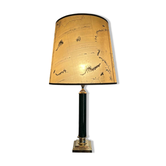 80s parchment desk lamp