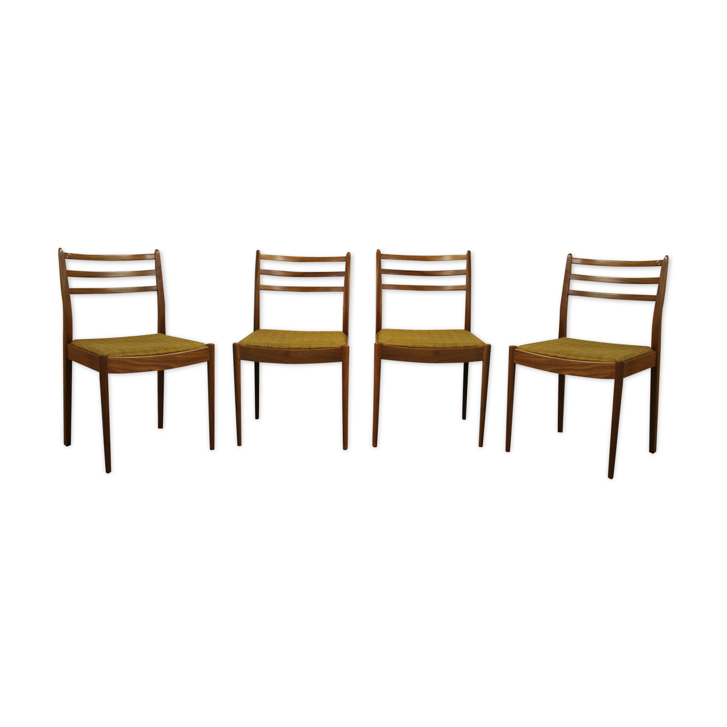Set of four dining chairs by E vintage gum for G-plan, 1960 s