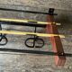 Product BHV Teak and brass coat rack 1960
