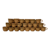 Tasses en grès vintage