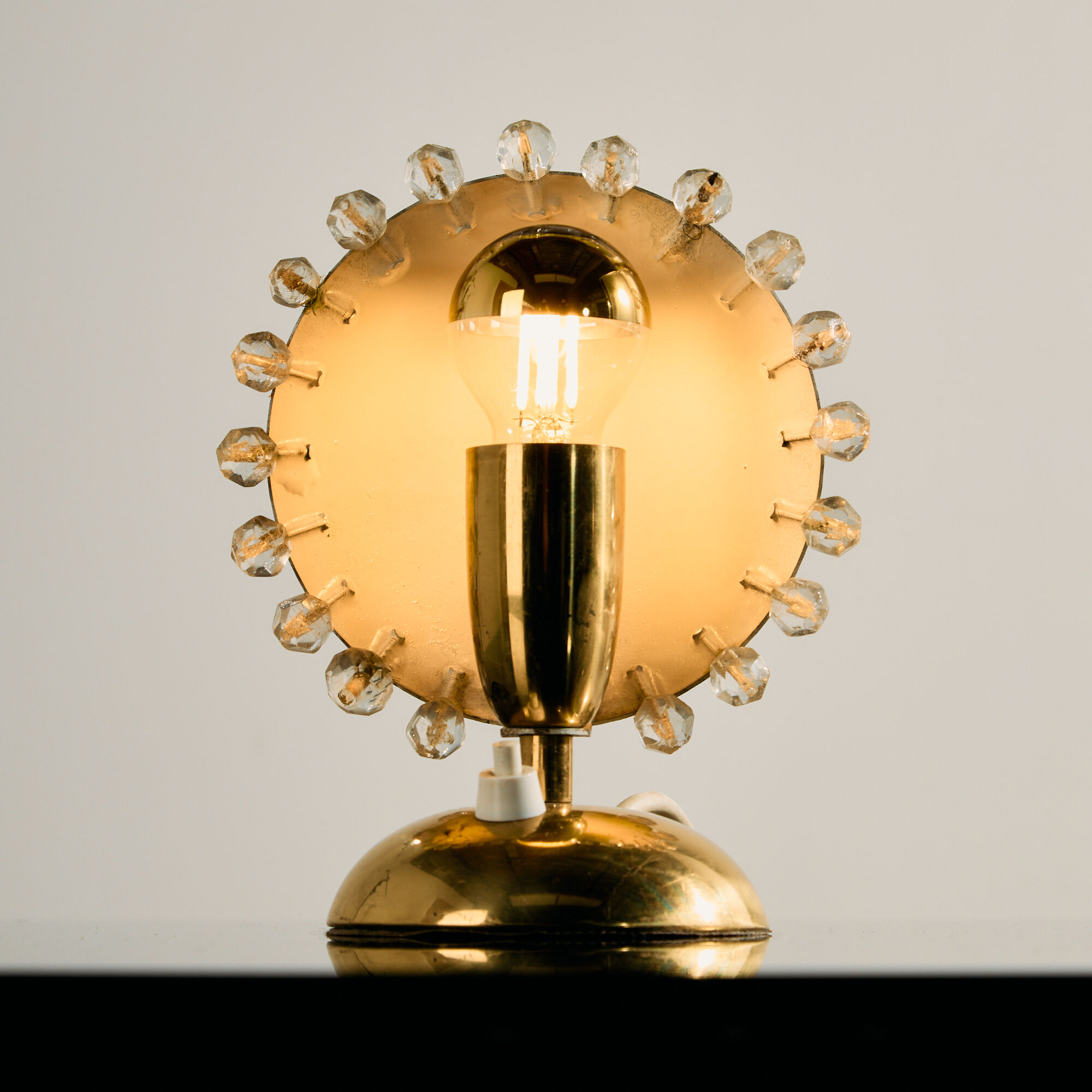 Lampe de table en laiton par Rupert Nikoll, lot de 2