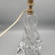 old heavy crystal lamp foot design 60 70s