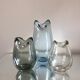 Ensemble de 3 vases Holmegaard par 'Per Lutken 1954