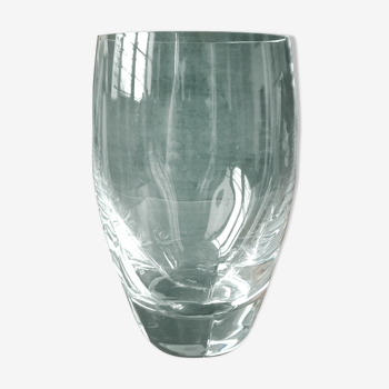 Modern Lalique vase base flower