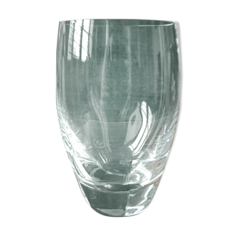 Modern Lalique vase base flower