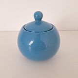 Ceramic pot / Sugar bowl / Blue sweet jar
