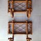 1960s rattan coat rack