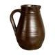 Pichet en grès marron foncé