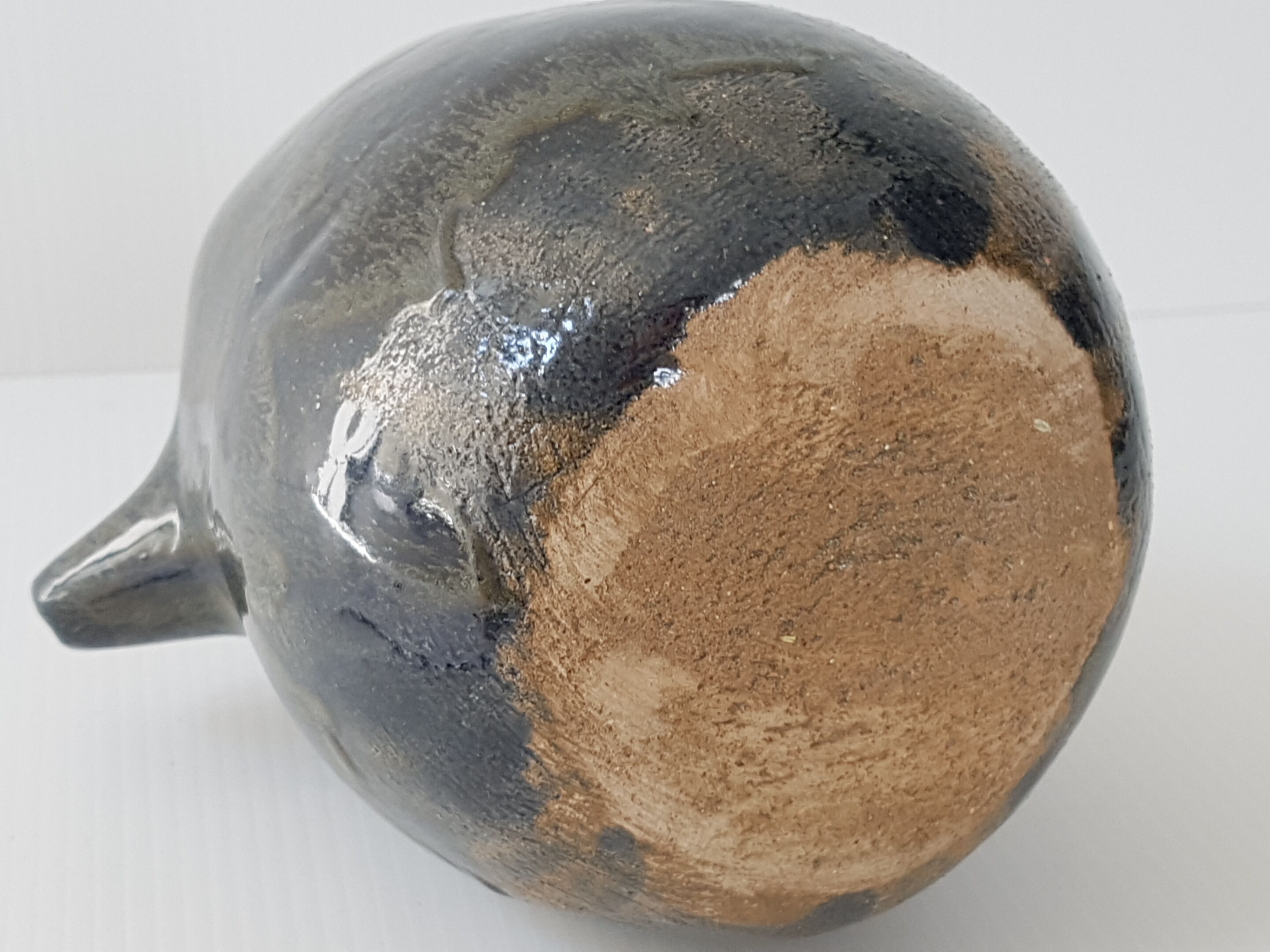 Blue ceramic vase 1950