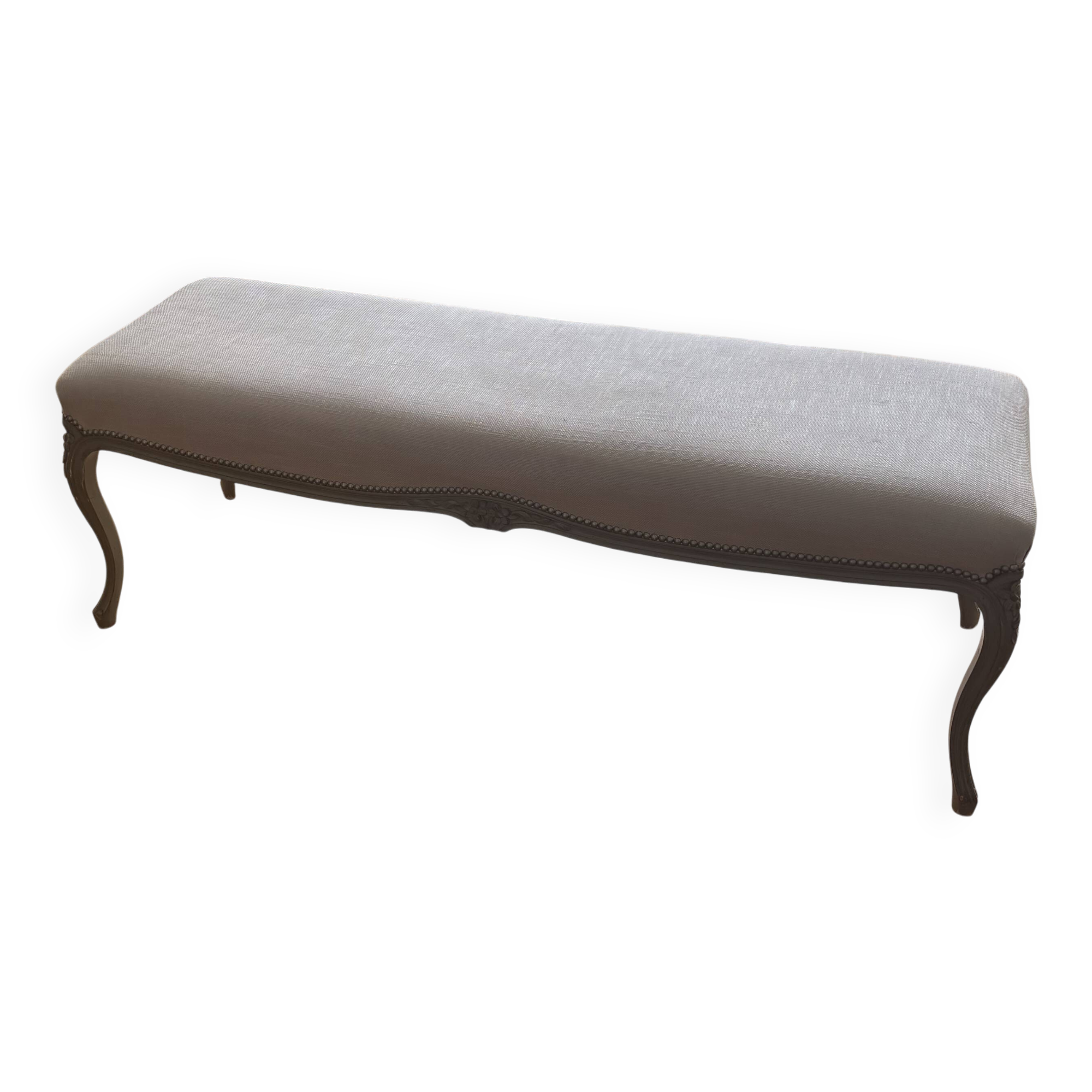 Linen fabric bench Pierre Frey