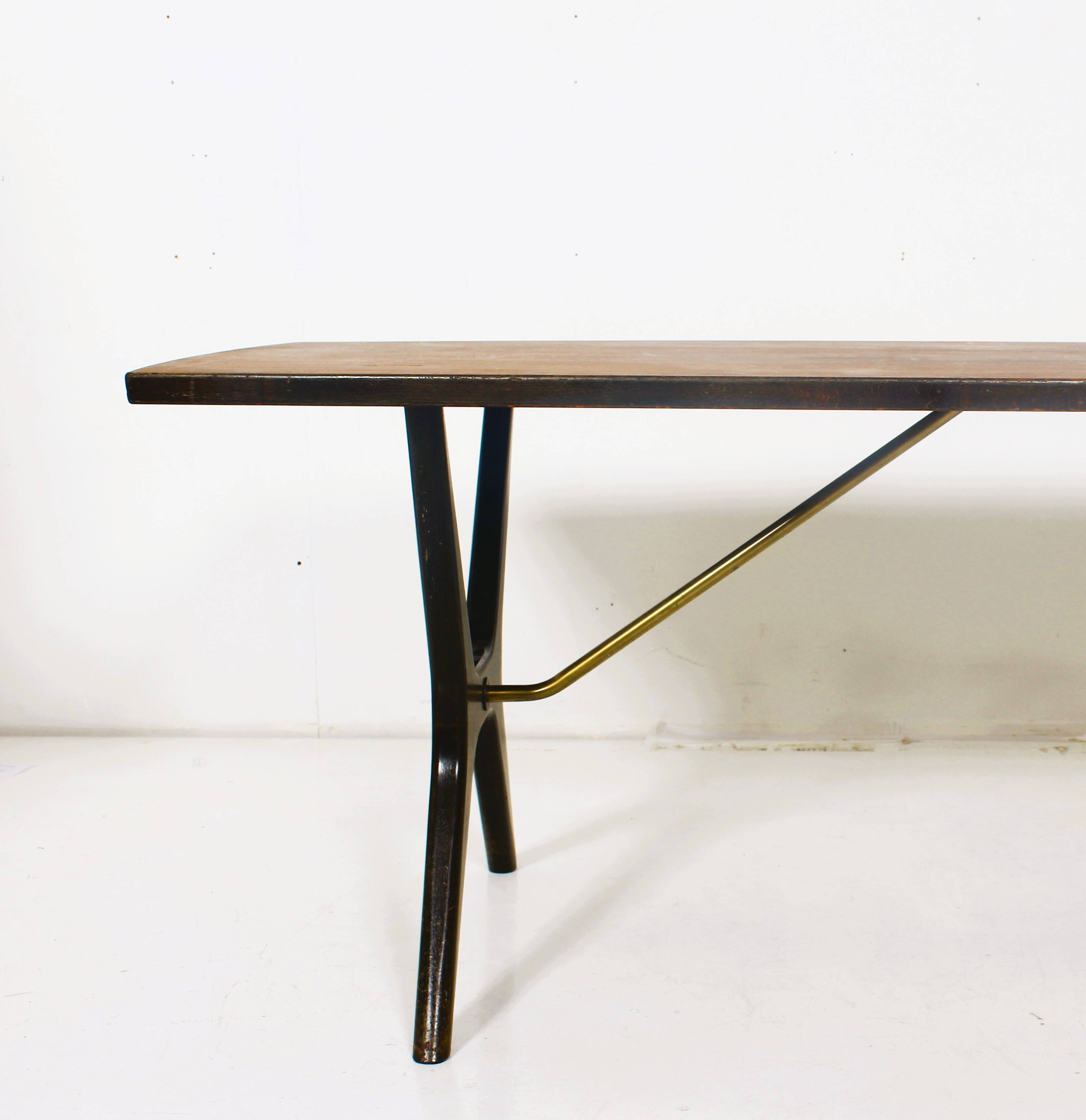 Vintage Danish rosewood coffee table circa 1970