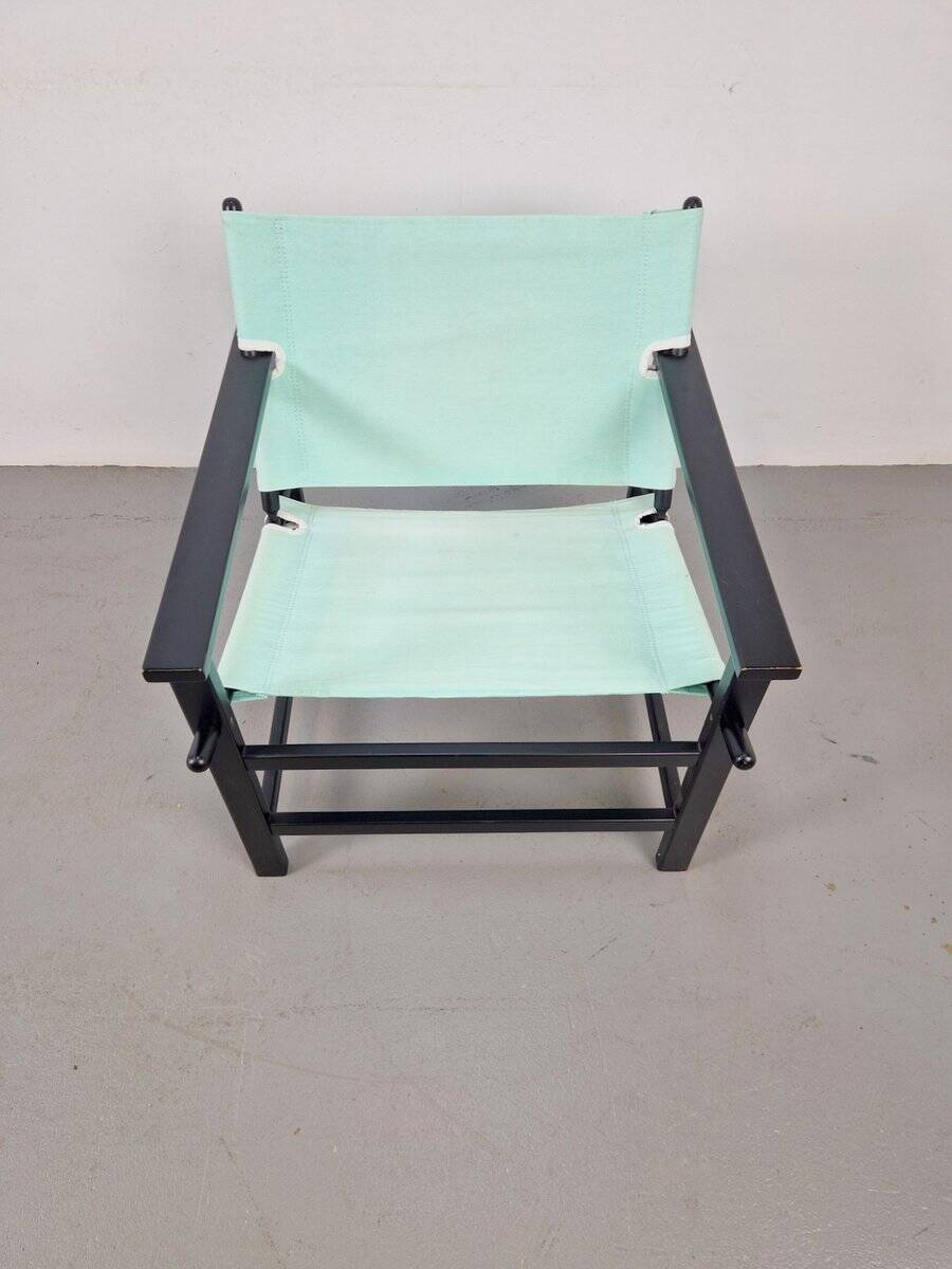 Vintage Safari Chair from Hyllinge Møbler, Denmark, 1970s