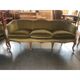 Mid 20th-Century Walnut Armchairs and Sofa in the Italian Style, Three-Piece