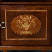 Small living room piece in marquetry, Louis XVI style – early 20th century