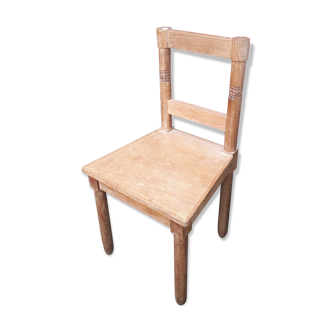 Rustico brutalist oak chair