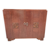 Buffet Art Déco de Saddier & Fils en palissandre massif et placage