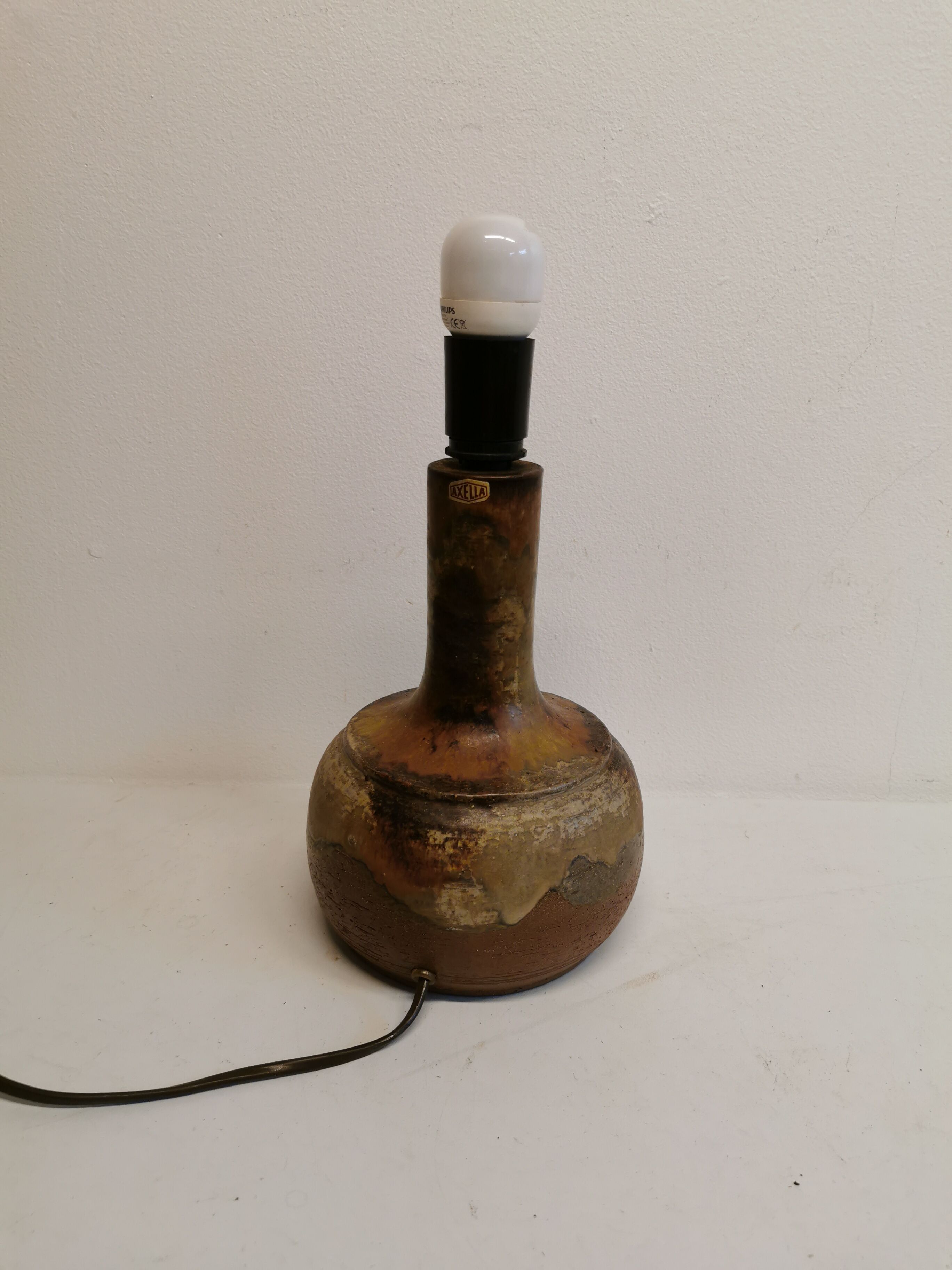 Ceramic table lamp from Danish Axella, 1960