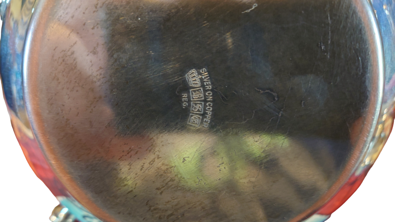 Samovar metal agent silver on copper late XlX early XX