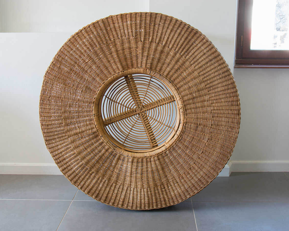 Rattan coffee table 120 cm