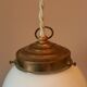 Opaline hanging with chain and cable