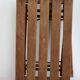 Folding wooden stool
