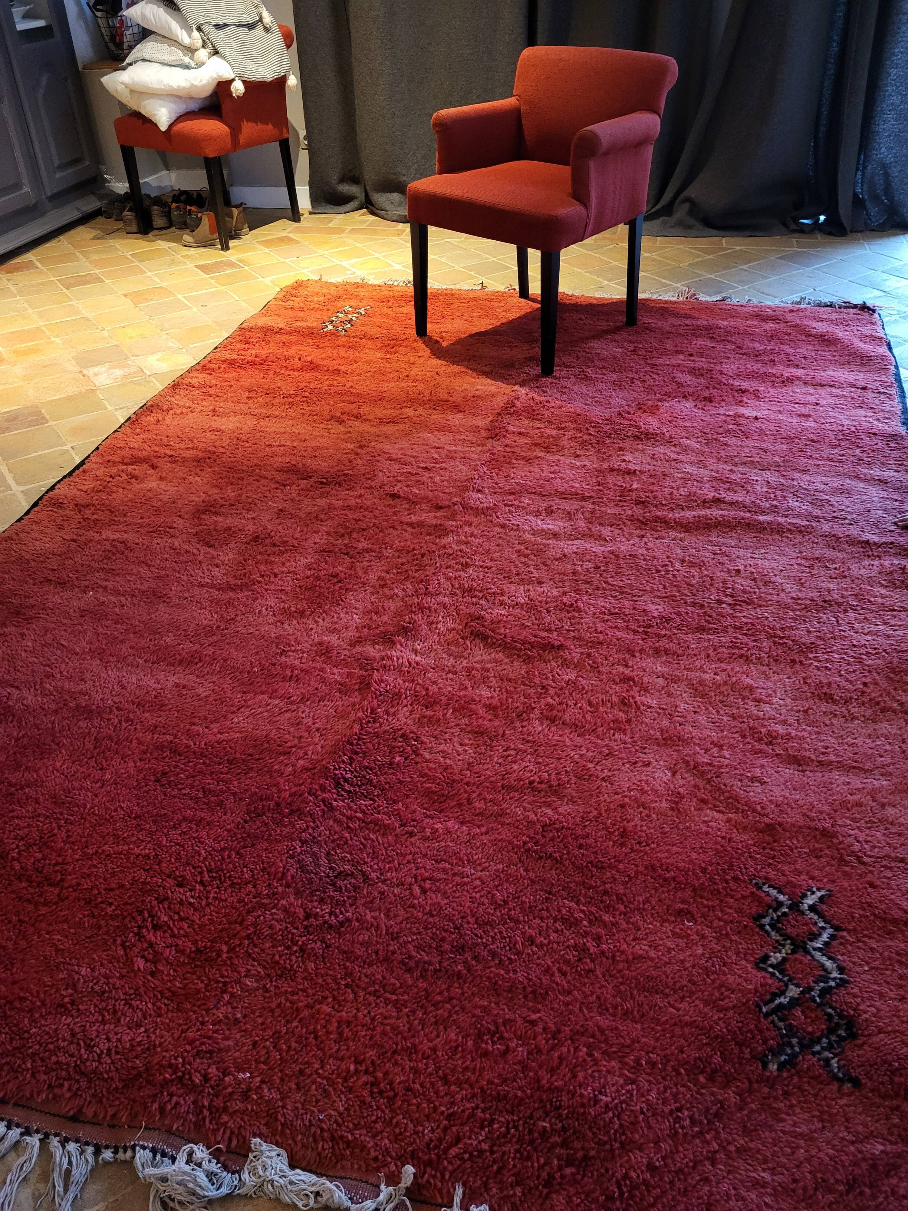 Vintage boujaad red carpet