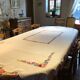 Nappe brodée main bohème chic