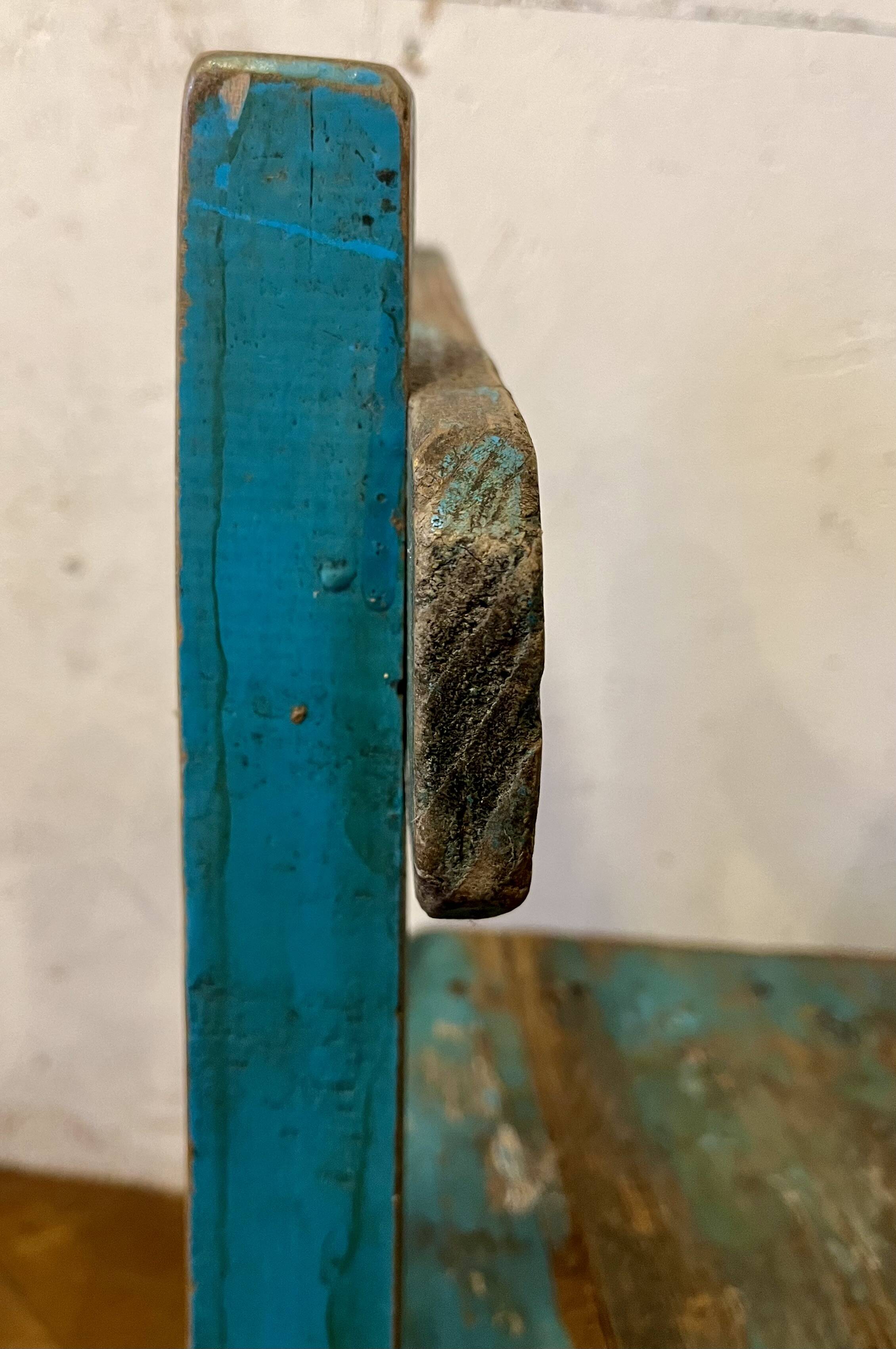 Old pair of small children's school chairs