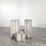 Set of 4 puzzle planters Switzerland 1950s