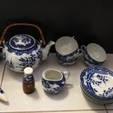 Japanese tea service apple blossoms